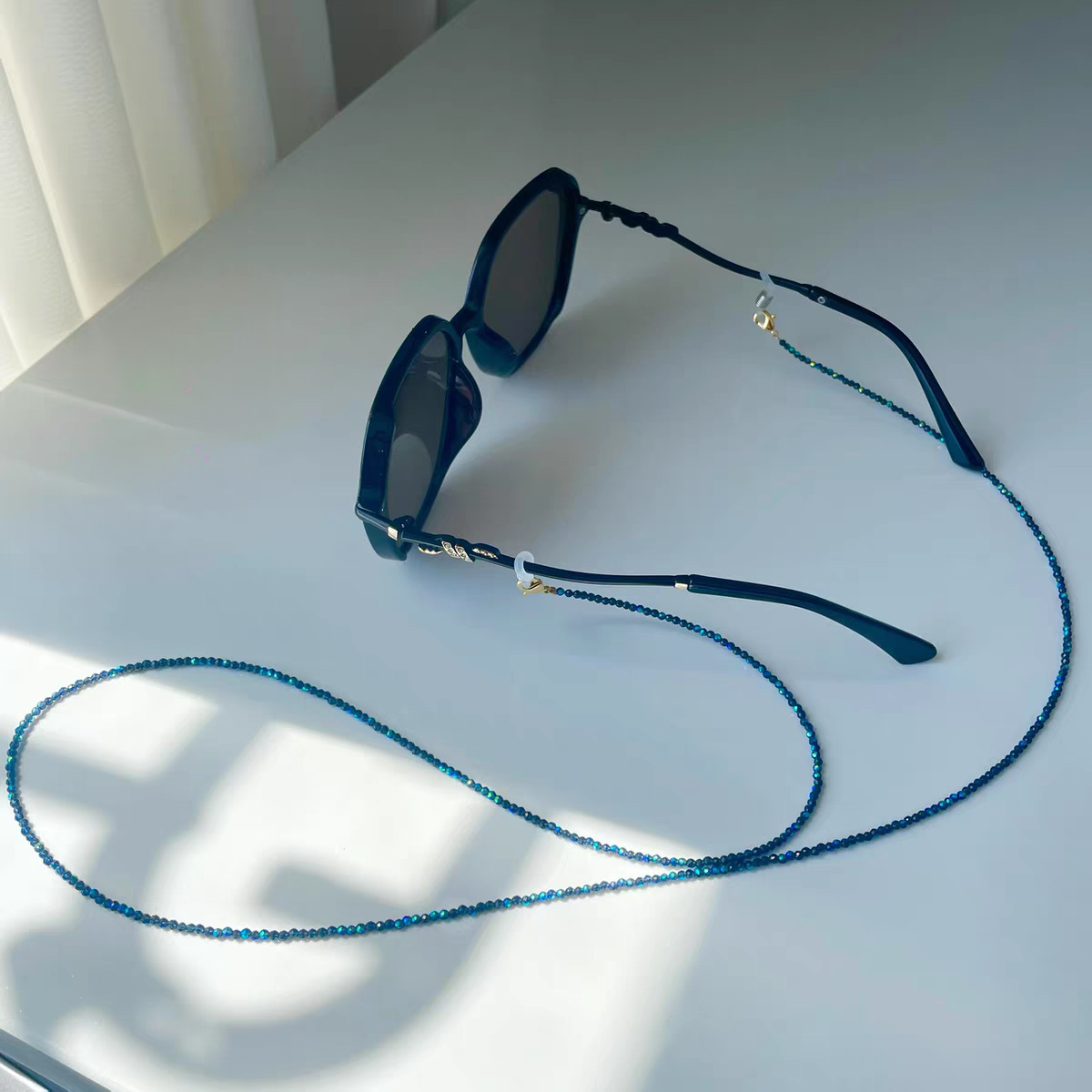 Eyeglasses Chain Sparkling Blu - Mask Chain Holder ulasan dan harga