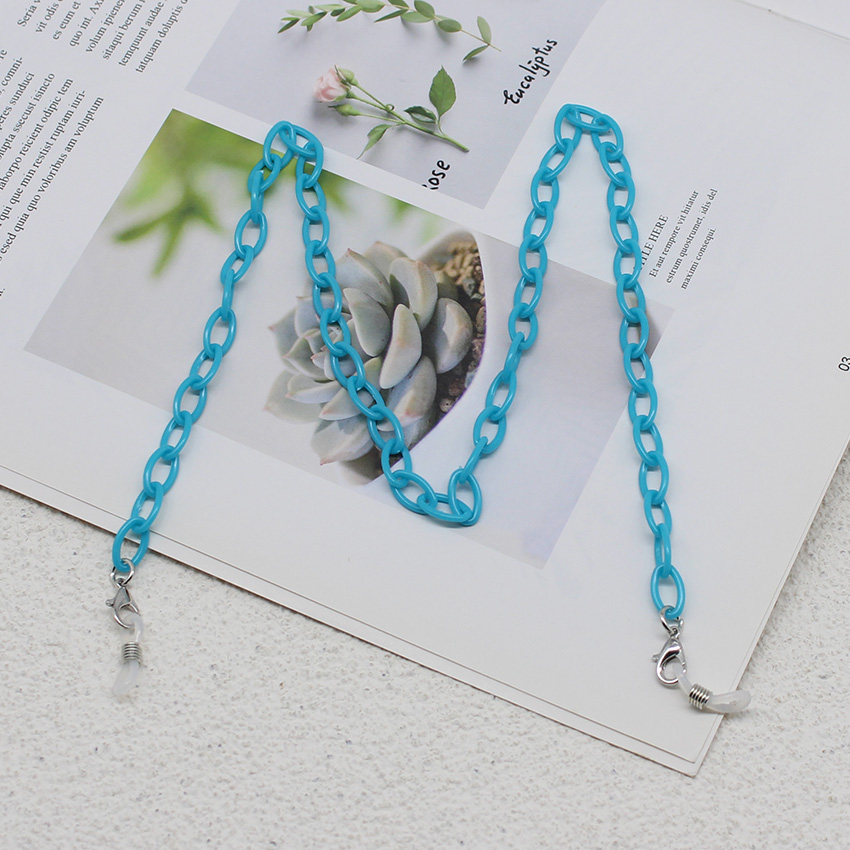 Children Colorful Acrylic Glas - Mask Chain Holder ulasan dan harga