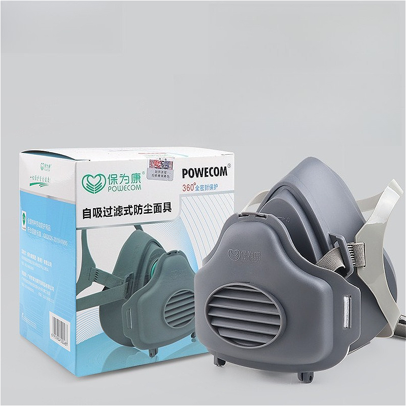 Half Face Dust Mask Dust Respi - Kn95 Respirator Mask ulasan dan harga