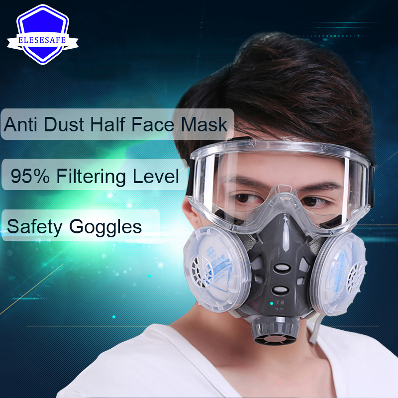 New Anti Dust Mask Full Face R - Dust Mask Construction ulasan dan harga