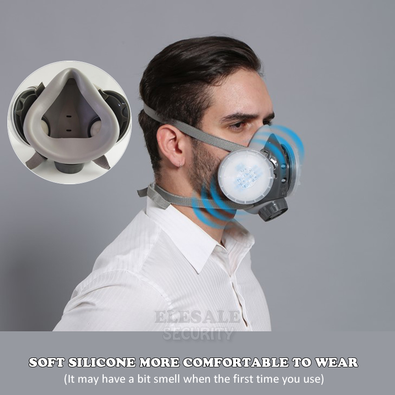 New Anti Dust Mask Full Face R - Dust Mask Construction ulasan dan harga