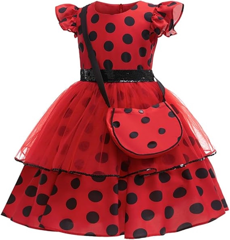 Girls Cosplay Costume Polka Do - Kids Face Mask ulasan dan harga