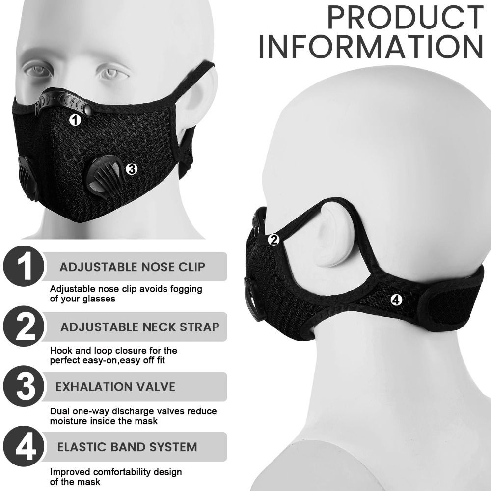Breathable Ergonomic Dust Mask - Dust Mask Construction ulasan dan harga