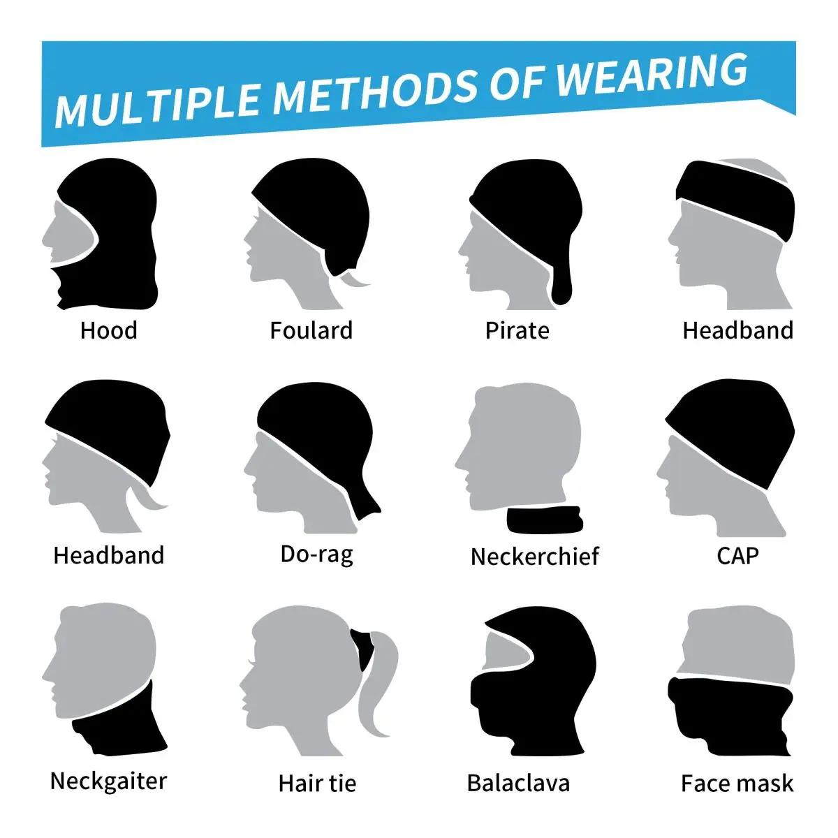 New Scuba Diving Bandana Neck  - Sports Mask Breathable ulasan dan harga