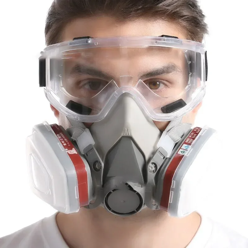 Original 6200 Respirator Reusa - Dust Mask Construction ulasan dan harga
