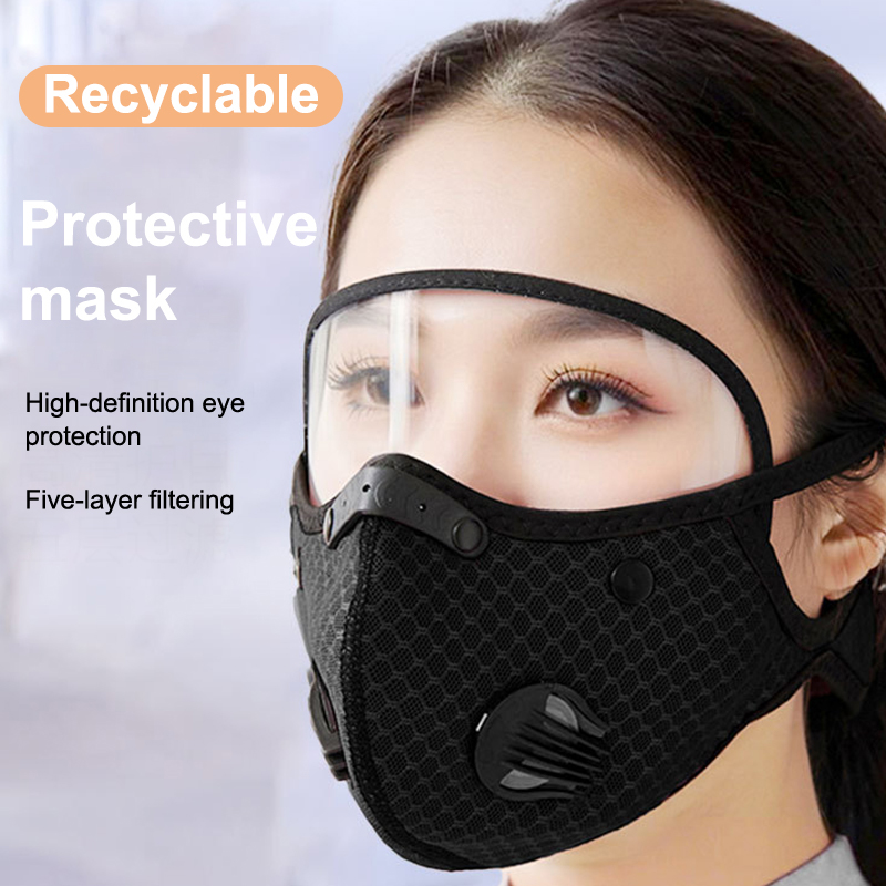 New Cycling Face Mask With Fil - Dust Mask Construction ulasan dan harga
