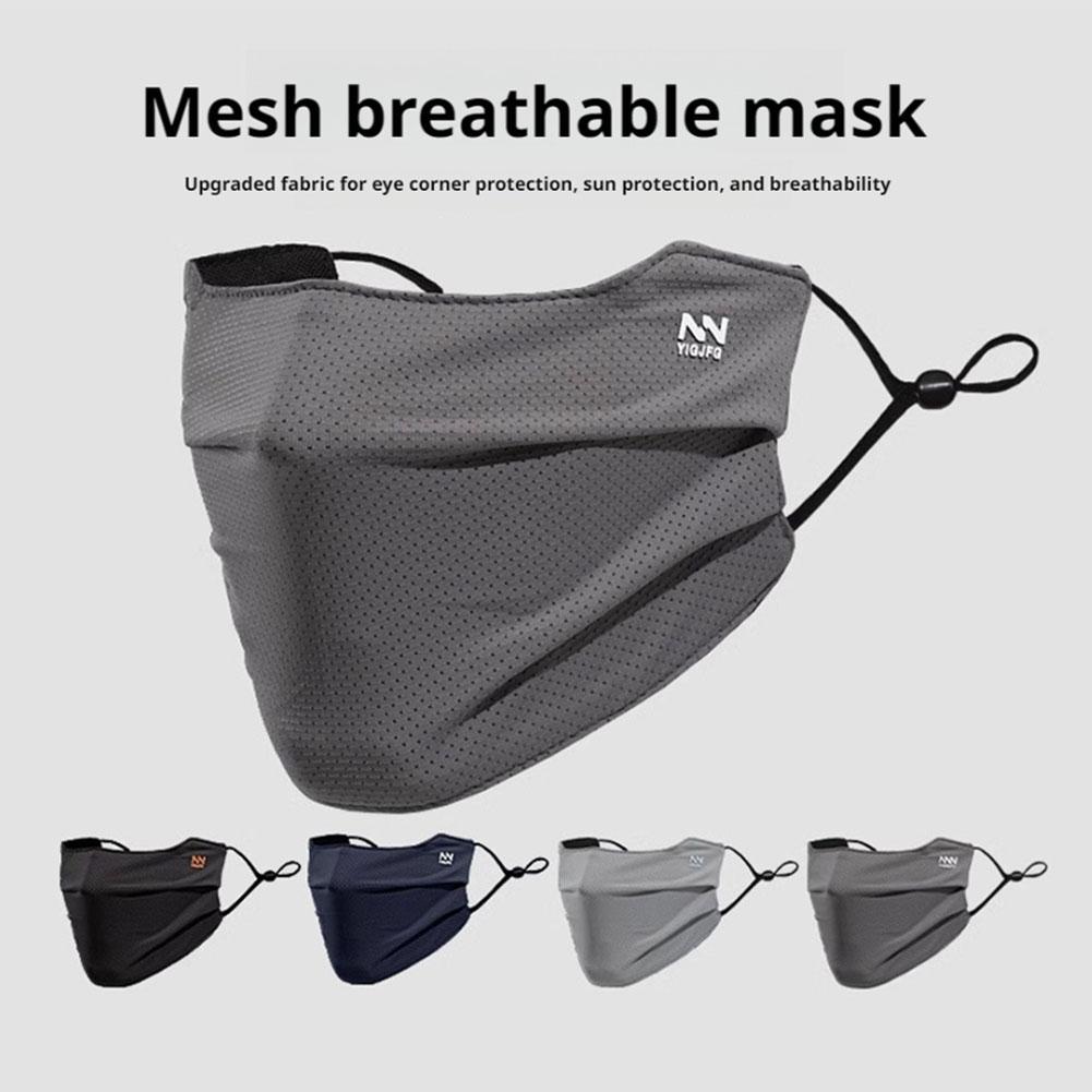 Breathable Mesh Sun Protection - Sports Mask Breathable ulasan dan harga