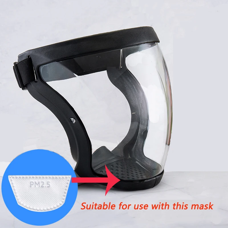 Full Face Shield Windproof Ant - Anti Pollution Mask ulasan dan harga