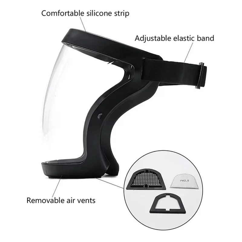 Full Face Shield Windproof Ant - Anti Pollution Mask ulasan dan harga