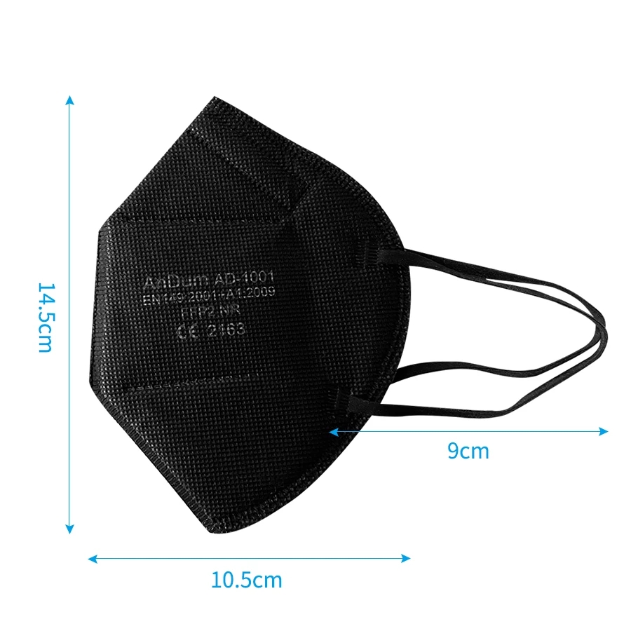 5PCS FFP2 Mask CE Approved Fil - Anti Pollution Mask ulasan dan harga