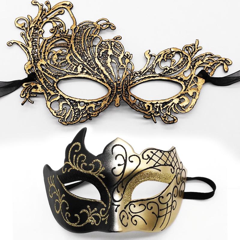 HOT! 2pcs Elegant Black Lace M - Black Face Mask Pack ulasan dan harga