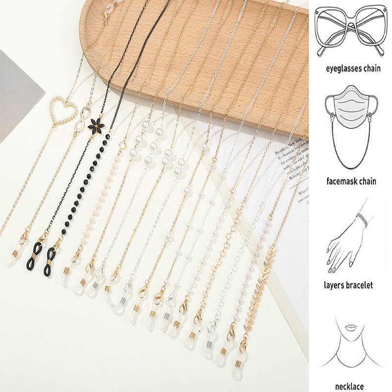 2022 Fashion Glasses Chain for - Mask Chain Holder ulasan dan harga