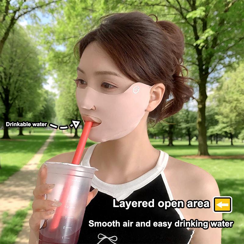 2PCS New Breathable Ice Silk M - Kids Face Mask ulasan dan harga